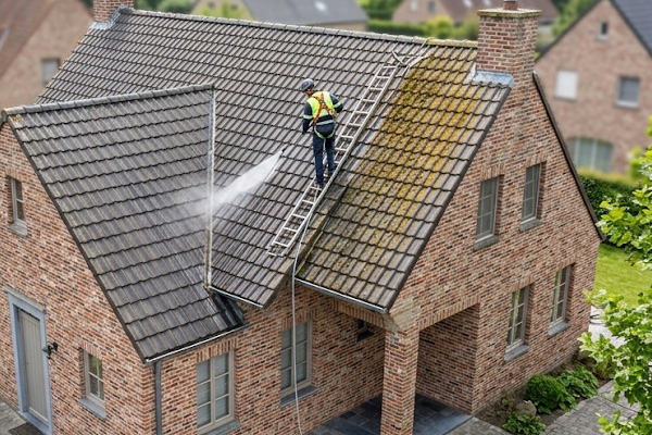 Démoussage et nettoyage toiture Tervuren